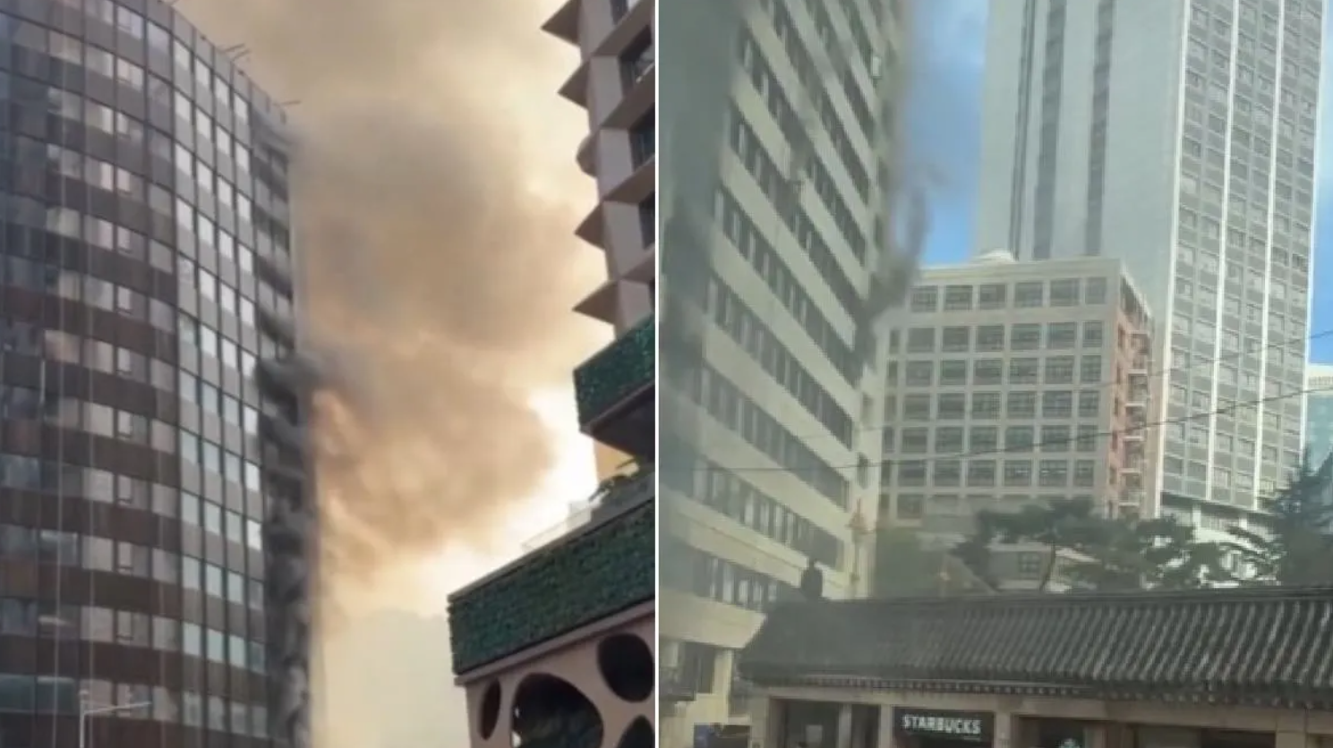 दक्षिण कोरिया: सियोल प्लाजा के पास बिल्डिंग में आग से हड़ंकप, 100 से ज्यादा लोगों को बचाया गया